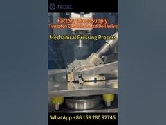 টংস্টেন কার্বাইড উপবিষ্ট বল ভালভ - যান্ত্রিক প্রেসিং প্রক্রিয়া