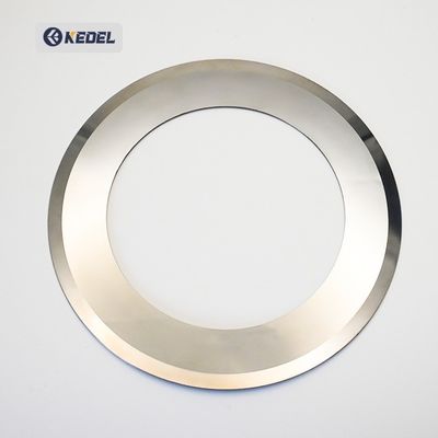 বৃত্তাকার স্লিটিং ব্লেড কোন পজিশনিং স্লট নেই উচ্চ গুণমান সম্পন্ন স্লিটিং রাউন্ড ছুরি লিথিয়াম ব্যাটারি পোল পিস স্লিটিং মেশিনের জন্য