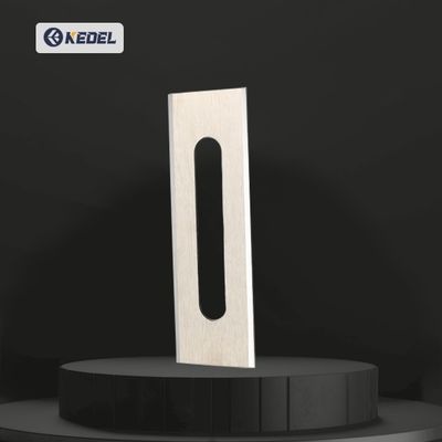 কাস্টম সিমেন্টেড টাংস্টেন কার্বাইড অ্যালাে রাসায়নিক ফাইবার স্লটিং পজিশনিং ব্লেড ফ্যাব্রিক ফিল্ম স্লিটিং শিল্প মেশিন ছুরি