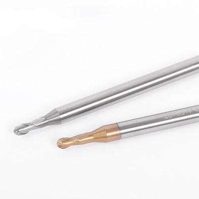 টংস্টেন কার্বাইড শেষ মিল 2-8 মিমি ফ্লু লম্বা, 4 মিমি শ্যাঙ্ক ব্যাসার্ধ, এবং 50 মিমি সামগ্রিক দৈর্ঘ্য সঙ্গে যথার্থ যন্ত্রপাতি জন্য