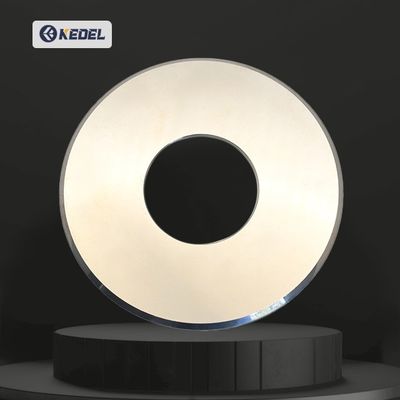 ফয়েল স্লিটিং ছুরি সিমেন্টেড টাংস্টেন কার্বাইড রাউন্ড ব্লেড কপার ফয়েল এবং অ্যালুমিনিয়াম ফয়েল স্লিটিং ছুরি শিল্প ব্লেড