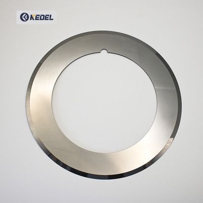 ব্যাটারি মেরু টুকরো কাটা জন্য পজিশনিং গ্রুভ সঙ্গে বৃত্তাকার কাটা ছুরি ব্যাটারি শিল্প জন্য শিল্প ব্লেড