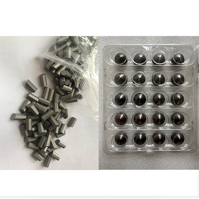 YG8 YG9 YG11 গ্রেড কাস্টম সিমেন্টেড টাংস্টেন কার্বাইড খাদ নলাকার স্ট্রাইপযুক্ত দাঁত তেল ও গ্যাস শিল্প তেল ড্রিল বিটের জন্য
