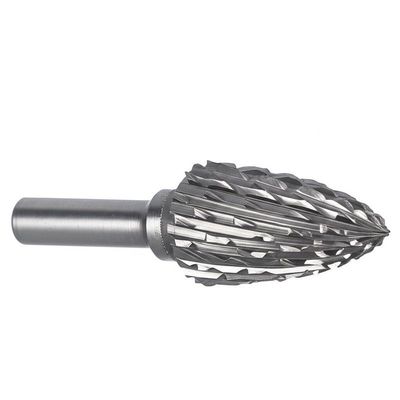 বল বিয়ারিং মেশিন কার্বাইড ঘূর্ণমান Burr শঙ্কু গাছ আকৃতি পরিধান প্রতিরোধের