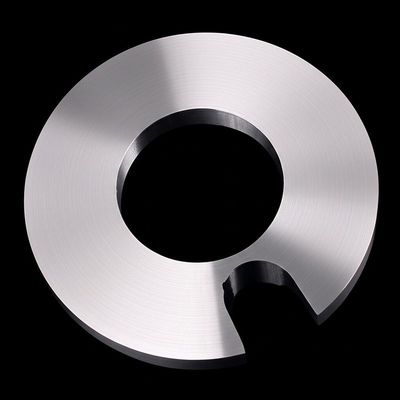 ব্যাটারি মেরু টুকরো কাটা জন্য পজিশনিং গ্রুভ সঙ্গে বৃত্তাকার কাটা ছুরি ব্যাটারি শিল্প জন্য শিল্প ব্লেড