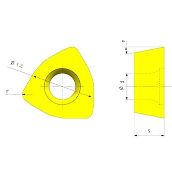 HRA90 কঠোরতা 3 বছরের ওয়ারেন্টি এবং CNC মেশিনিং সেন্টারের জন্য দীর্ঘতর কাজের জীবন সহ সিএনসি ফ্রিজিং সন্নিবেশ