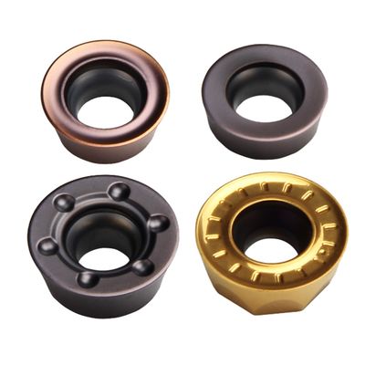 নির্ভুল যন্ত্রকৌশলের জন্য ৭° কোণ এবং ±০.০৮-±০.১৮ সহনশীলতা সহ টেকসই RDMT CNC সন্নিবেশ