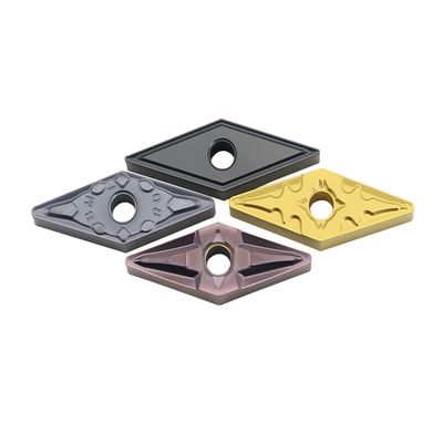 ভিএনএমজি মডেল সিএনসি ইনসার্ট স্বয়ংক্রিয় প্রক্রিয়াকরণের জন্য ডাবল সাইডেড চিপ ব্রেকার গ্রুভ সহ