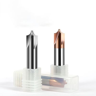 4-ফ্লুট টংস্টেন কার্বাইড শেষ মিল 55 ডিগ্রি অভ্যন্তরীণ ব্যাসার্ধ এবং D4 থেকে D16 কাটা ব্যাসার্ধের জন্য 0.6um শস্য আকার