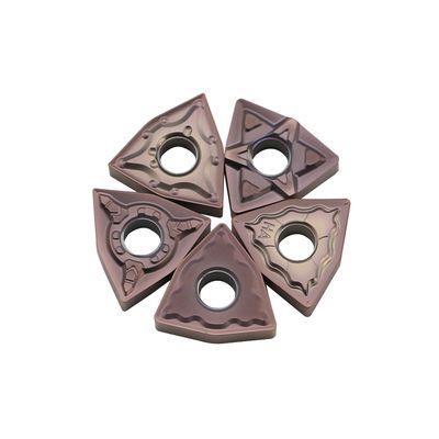 ইলেকট্রনিক্স শিল্পে যথার্থ মেশিনিংয়ের জন্য পিভিডি লেপ সহ উচ্চ কার্যকারিতা WNMG সিএনসি সন্নিবেশ