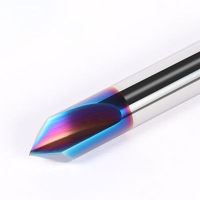 65° 2-ফ্লুট চ্যামফারিং টুল, স্টেইনলেস স্টিলের জন্য 90° অ্যাঙ্গেল টাংস্টেন কার্বাইড মিলিং কাটার