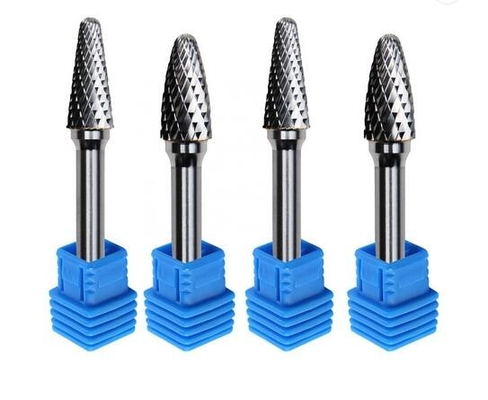 14 লং শ্যাঙ্ক সেট 3mm কার্বাইড রোটারি Burr পলিশিং জন্য