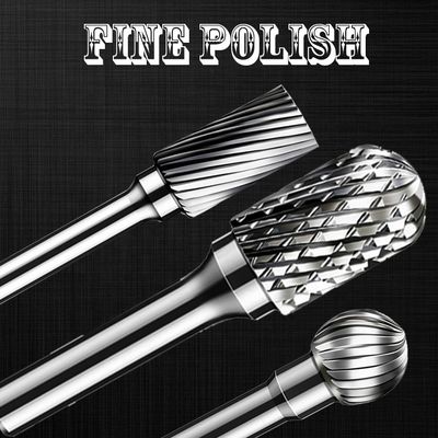 6 মিমি টাইপ এ সা টাংস্টেন কার্বাইড রোটারি ফাইল 1/8 লং শ্যাঙ্ক সিঙ্গেল ডাবল কাট