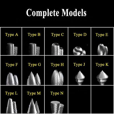 3 মিমি 6 মিমি শ্যাঙ্ক টংস্টেন কার্বাইড রোটারি ফাইল কাঠ ড্রিল বিট