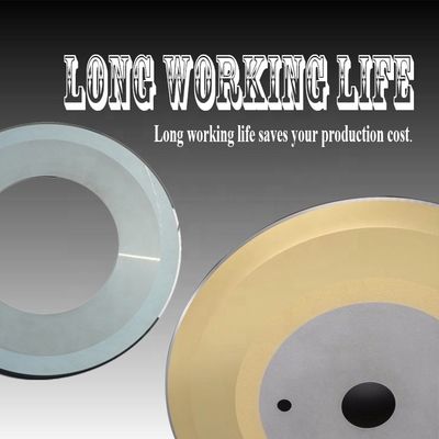 কাগজ কাটার জন্য ৬০মিমি ব্যাসের টাংস্টেন কার্বাইড স্লিটিং ব্লেড